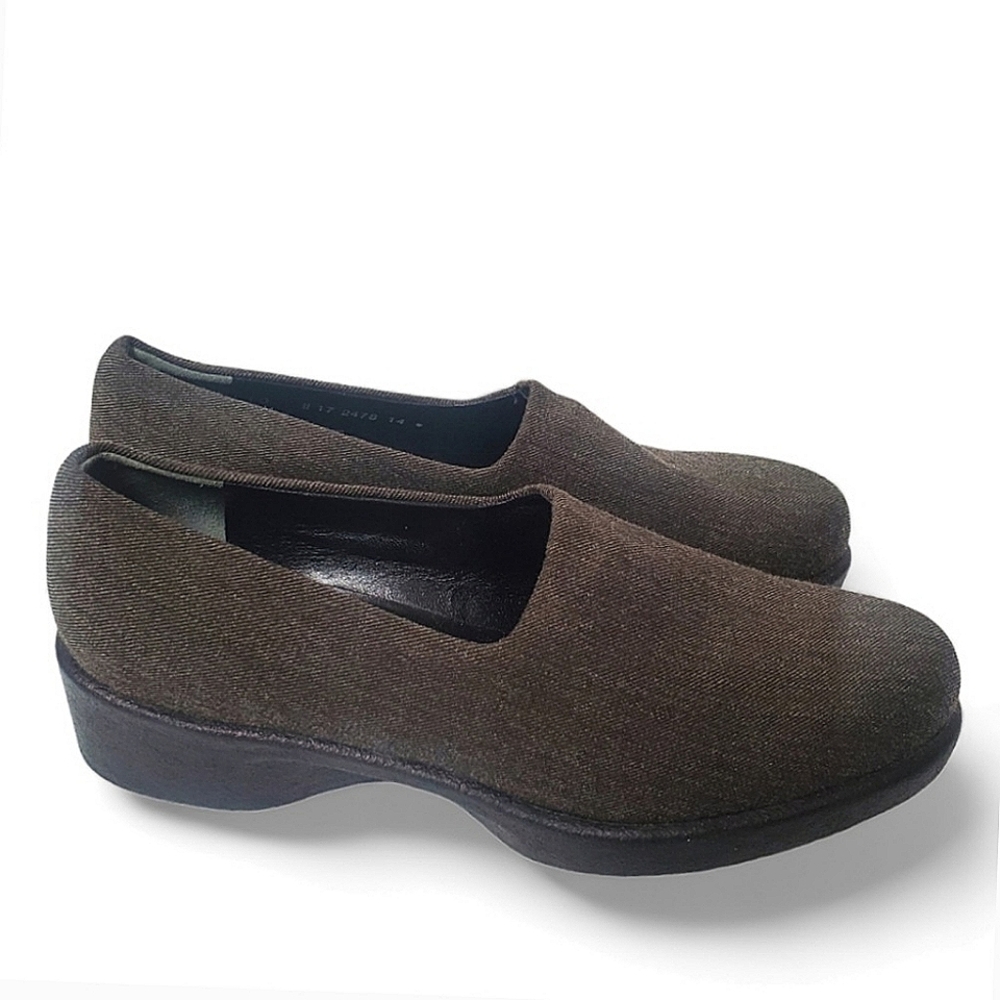 Robert Clergerie Paris Cotton Canvas Platform Loafer Chunky Lug Sole Retro